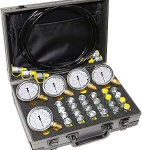 XZT 60P Hydraulic Pressure Test,Pressure gauges Set, mini Hydraulic Hose Set, Test Coupling Set,Repair Tools for USA Brand Excavator Construction Machinery
