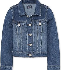 The Children's Place Girls' Basic Denim Jacket