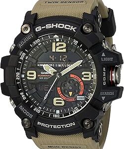 Casio Men's GG-1000-1A5CR G Shock Analog-Digital Display Quartz Beige Watch