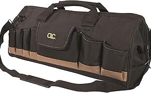 CLC Custom Leathercraft 1164 24 In. Megamouth Tote Bag, 32 Pocket